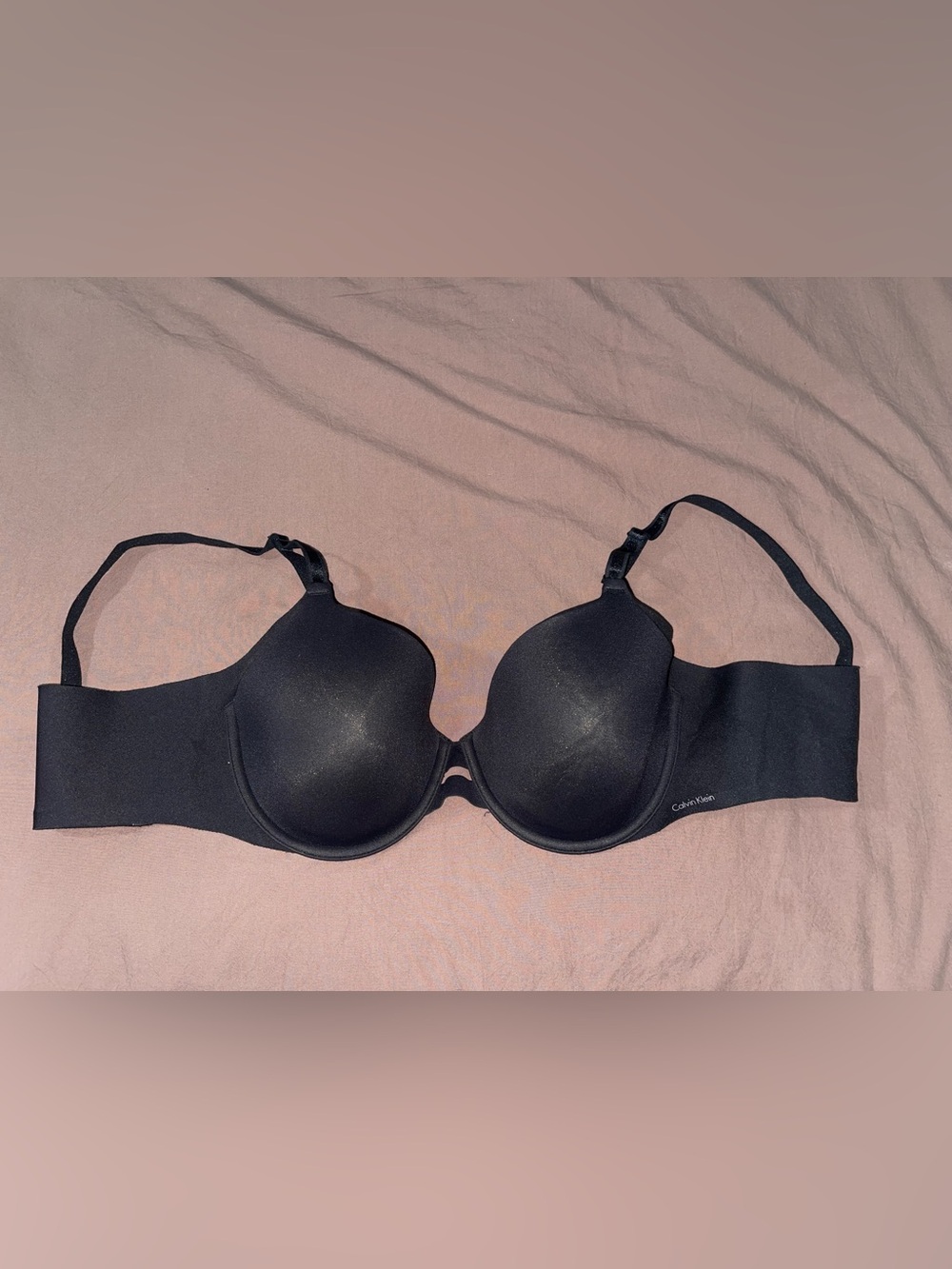 Calvin Klein Black Molded T-Shirt Bra - Smooth Contour